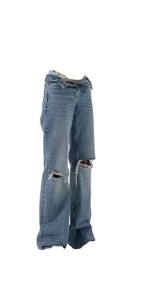 baggy torn jeans