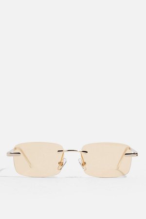 Bella Rimless Sunglasses | Topshop