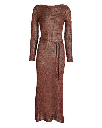 Zimmermann Lurex Knit Midi Dress| INTERMIX®
