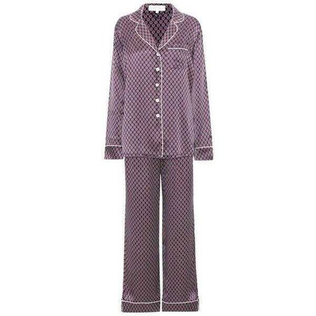 Purple Long Sleeve Pajama Set