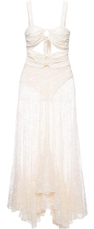 PatBO Lace and Lycra Beach Dress Size: XS