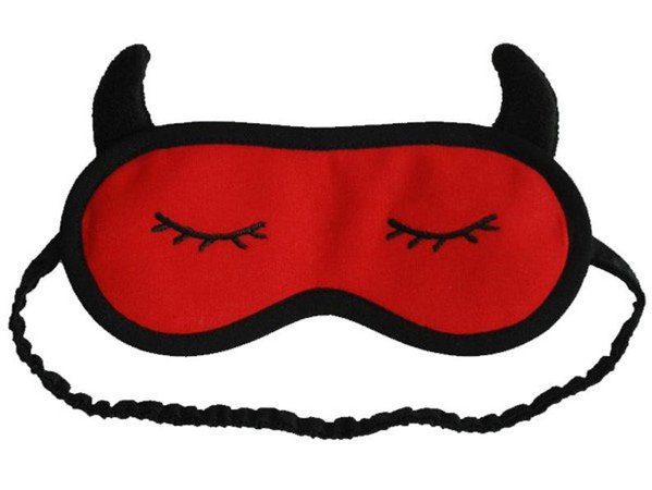 Devil Sleep Mask Devil horns eye mask Sleeping evil eye | Etsy