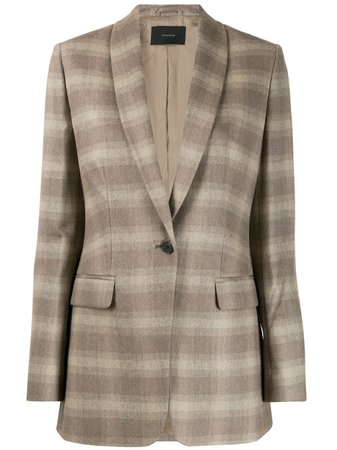 Frenken Checked Suit Jacket - Farfetch