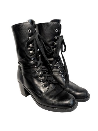 vintage Victorian combat boots