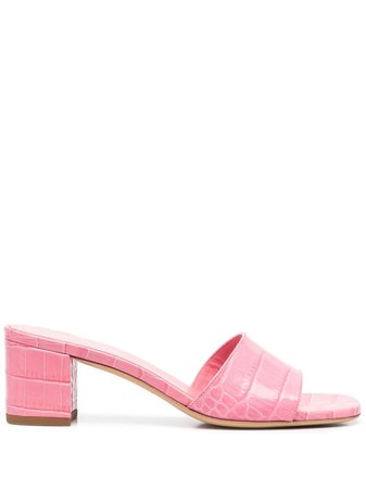 Paris Texas 65mm Embossed Leather Sandals - Farfetch