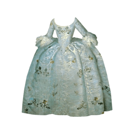Light-Blue Ball Gown (French historic aesthetic)