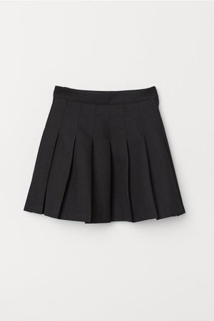 Pleated Skirt - Black - Ladies | H&M US
