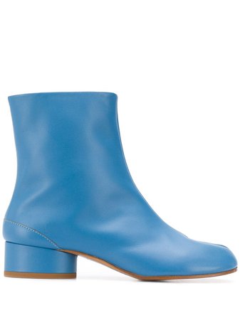Maison Margiela Tabi Ankle Boots S58WU0273PR516 Blue | Farfetch