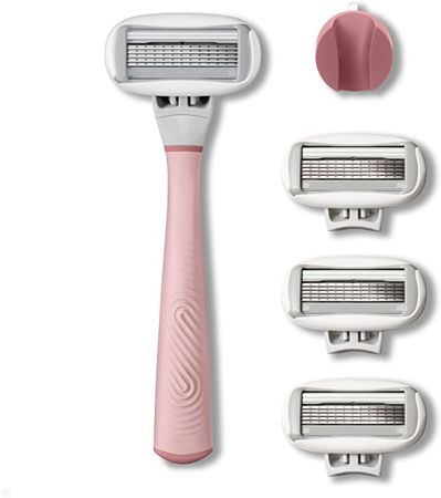 Flamingo 5-Blade Razors for Women - 1 Razor Handle + 4 5-Blade Refills + 1 Shower Holder - Rose : Amazon.ca: Beauty & Personal Care