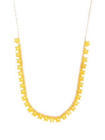 Shop yellow & gold Bottega Veneta star-detail long-line necklace with Express Delivery - Farfetch