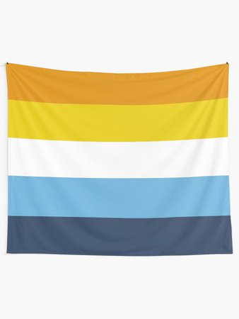 "Aromantic asexual flag" Tapestry by SnowyMoonOwl | Redbubble
