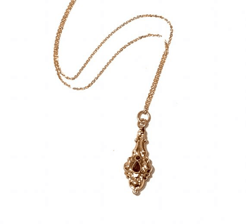 Garnet antique necklace