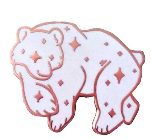 Pink Constellation Bear Pin