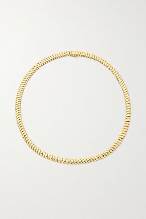 Gold Zoe 18-karat gold necklace | Anita Ko | NET-A-PORTER