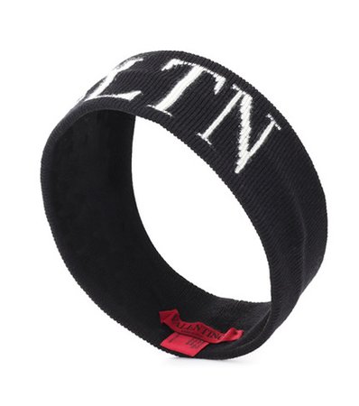 VLTN wool and cashmere headband