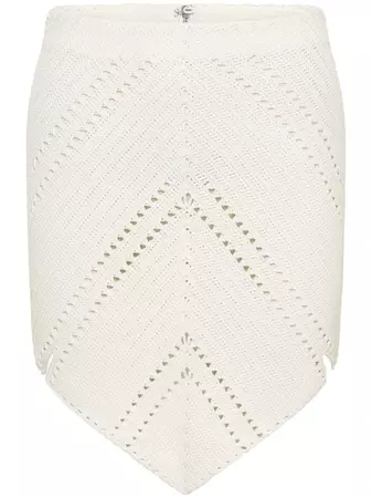 Dion Lee Leaf Crochet high-waisted Skirt - Farfetch
