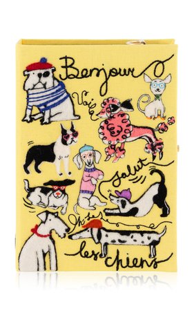 Olympia Le-Tan Les Chiens Book Clutch