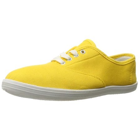 Shoes8teen - Shoes 18 Womens Canvas Shoes Lace up Sneakers 324 Yellow 6 - Walmart.com - Walmart.com