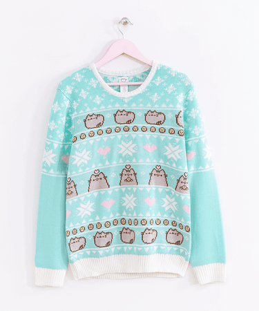 Pusheen Unisex Holiday Knit Sweater – Hey Chickadee