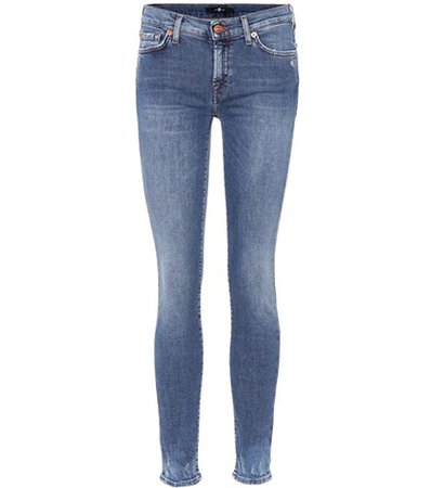 The Skinny mid-rise jeans