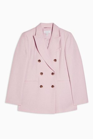 Pink Marl Double Breasted Suit | Topshop