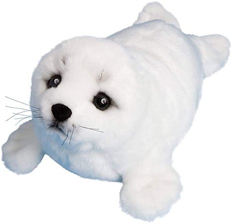 Amazon.com: Douglas Twinkle Harp Seal Pup Plush Stuffed Animal: Toys & Games