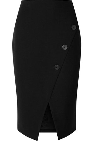 Cefinn | Button-embellished stretch-crepe pencil skirt | NET-A-PORTER.COM