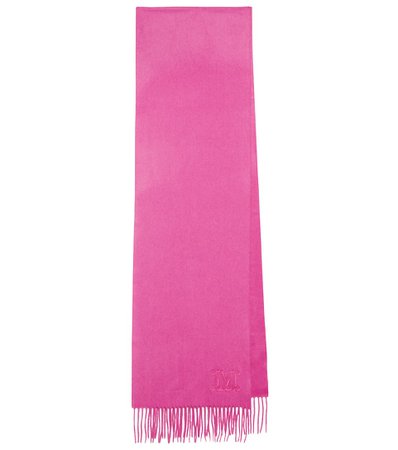 Max Mara Wsdalia embroidered cashmere scarf