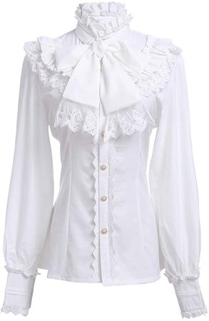 victorian white blouse