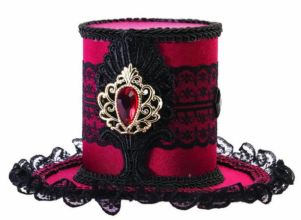 Costume Zoo | Mystery Circus Pirate Adult Mini Top Hat $16.00