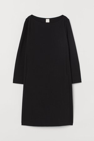 Трикотажное платье - Черный - Женщины | H&M RU