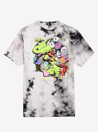 *clipped by @luci-her*  The Nightmare Before Christmas Oogie's Boys Tie-Dye T-Shirt