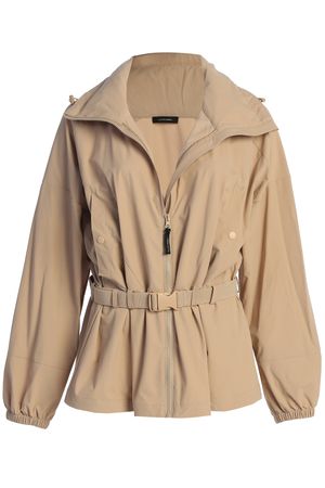 JLUXLABEL SKI COLLECTION BEIGE WILLOW BELTED JACKET