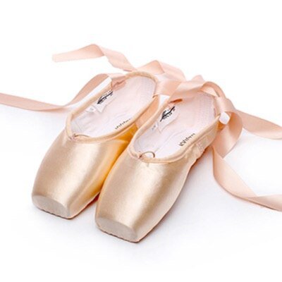 Nova pointe cetim superior com fita das meninas rosa sapatos de balé profissional sapatos de dança com toe pads|Sapatos de dança|Esporte e Lazer - AliExpress
