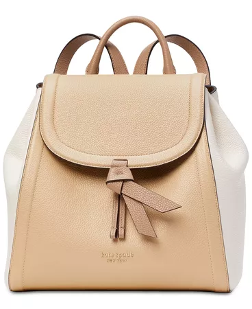 kate spade new york Knott Colorblocked Pebbled Leather Backpack & Reviews - Handbags & Accessories - Macy's