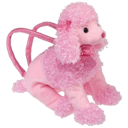 ty pink poodle purse