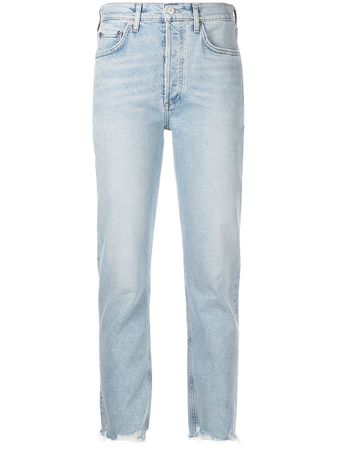 AGOLDE high-waisted Cropped Jeans - Farfetch