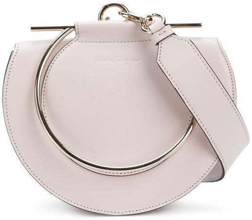 round-shaped Giancini handle bag