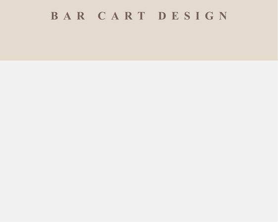 bar cart design