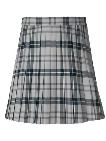 Thom Browne Pleated Tartan Uniform Twill Skirt