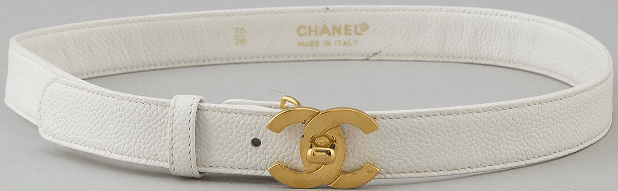 White Caviar Chanel Belt