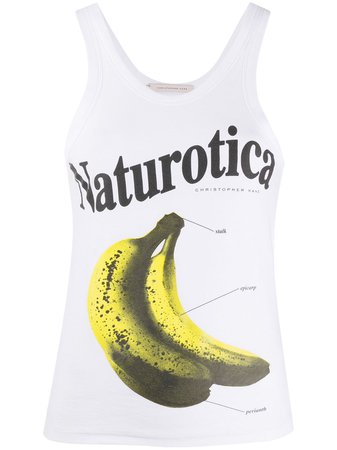 Christopher Kane Naturotica Banana Print Sleeveless Top - Farfetch