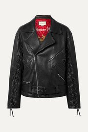 SAINT LAURENT | Leather biker jacket | NET-A-PORTER.COM