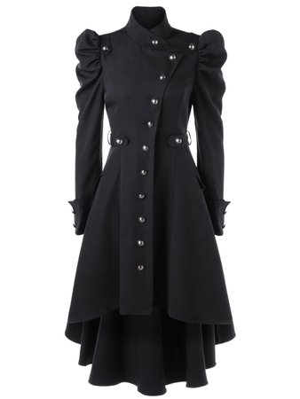 Ladies Gothic Vintage Steampunk Victorian Swallow Tail Long Trench Coat Jackets | eBay