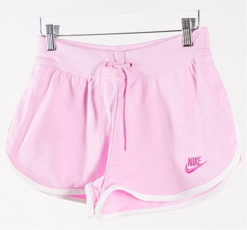 pink nike runner shorts