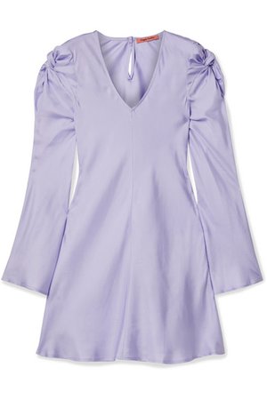 Maggie Marilyn | Just in Time knotted silk-satin mini dress | NET-A-PORTER.COM