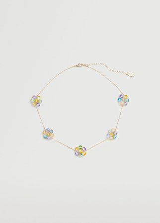 Mixed bead necklace - Women | Mango USA