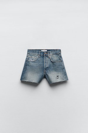 ZW JEANS THE RELAXED SHORTS - Blue | ZARA United States