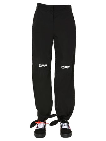 Off-White Pants With Logo