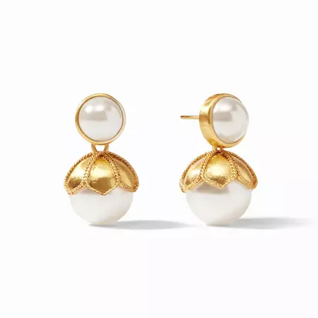 Delphine Pearl Statement Earring | Julie Vos